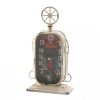 Accent Plus Vintage-Look Desk Clock - Gas Pump