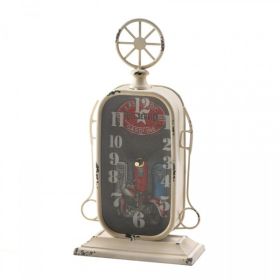 Accent Plus Vintage-Look Desk Clock - Gas Pump