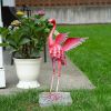 Summerfield Terrace Flying Flamingo Metal Garden Decor - 34 inches