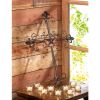 Accent Plus Wrought Iron Fleur de Lis Scrolled Wall Cross