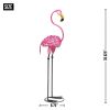 Accent Plus Metal 3-Foot Flamingo Yard Art