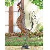 Accent Plus Iron Rooster Art Sculpture