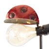 Accent Plus Ladybug Solar Fairy Light Garden Stake