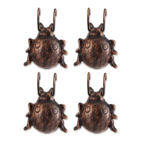 Accent Plus Ladybug Cast Iron Planter Pot Hanger Set