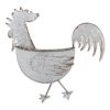 Accent Plus Galvanized Metal Wall Planter - Rooster