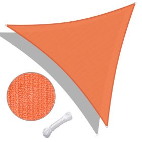 20'x20'x20' Triangle Sun Shade Sail/Bright Orange