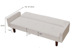 Beige Sofa Bed