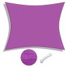 8'x10' Rectangle Sun Shade Sail/ Red Purple