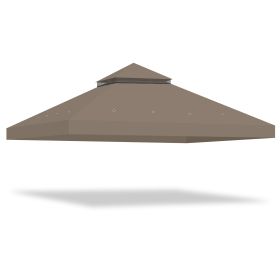 10x10ft 2T Tent Top Brown