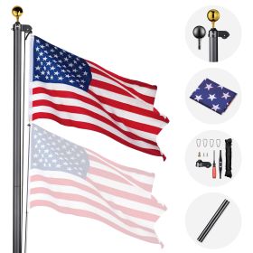 25ft Sectional Al Flag Pole