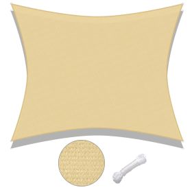 20'x16' Rectangle Sun Shade Sail/beige