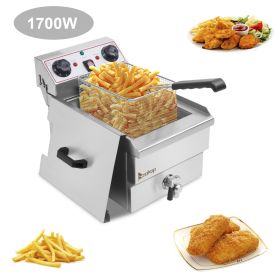 11.8L Electric Countertop Deep Fryer 1700W