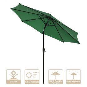 9 Ft AL Tilt Umbrella Dark Grey