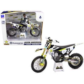 Husqvarna FC450 #21 Jason Anderson "Rockstar Energy Drink" 1/12 Diecast Motorcycle Model by New Ray