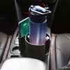 2-in-1 Car Cup Holder Expander Drink Cup Beverage Organizer Water Bottle Holder Extender with Phone Holder Adjustable Base