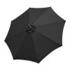 9 Ft AL Tilt Umbrella Black