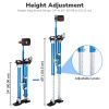 24in to 40in Blue Aluminum Drywall Stilt