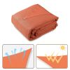 16'x16' Square Sun Shade Sail/Bright Orange