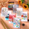 28pcs Greeting Card With Envelope Size5.9*3.9inch For Birthday