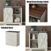 Buffet Sideboard with Sliding Barn Door