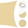 13'x10' Rectangle Sun Shade Sail/beige