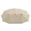 14' DOUBLE SIDED UMBRELLA/beige