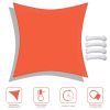 16'x16' Square Sun Shade Sail/ Watermalon Red