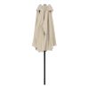 14' DOUBLE SIDED UMBRELLA/beige