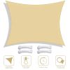 13'x10' Rectangle Sun Shade Sail/beige