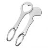 DIY Shopping Trolley Tokens 2pcs Couple Key Chains Decorative Key Hooks Keyrings Aluminum Alloy Key Ring Coin Holder Keychain