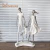 NORTHEUINS Resin Family Statues Nordic Creative Abstract Figurines for Interior Home Living Room Desktop Decoration Accessories