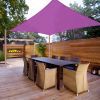 8'x10' Rectangle Sun Shade Sail/ Red Purple