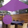 8'x10' Rectangle Sun Shade Sail/ Red Purple