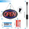 LED Open Sign 22.64x13.78In Business Neon Open Sign Advertisement Board