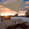 16'x16'x16' Triangle Sun Shade Sail/ Coffee+White