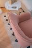 Modern Soft Teddy fabric Pink Ergonomics Accent Chair Living Room Chair Bedroom Chair Home Chair With Gold Legs And Adjustable Legs For Indoor Home