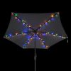 Solar patio umbrella light Warm RGBY