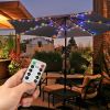 Solar patio umbrella light Warm RGBY