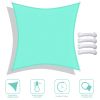 12'x12' Square Sun Shade Sail/ Pearl Aqua