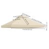 10x10ft 2T Tent Top Beige