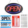 LED Open Sign 22.64x13.78In Business Neon Open Sign Advertisement Board