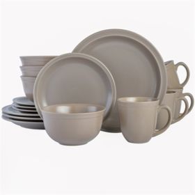 Siam Matte Grey 16pc Dinerware