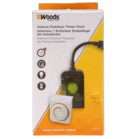 In Outdoor Timer 2PK