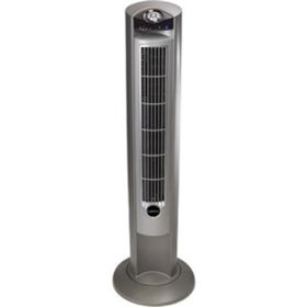 Lasko 2551 Wind Curve Platinum Tower Fan With Remote Control and Fresh Air Ionizer