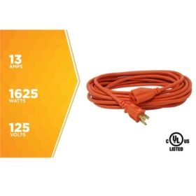 16/3 SJTW GP ext cord 100'