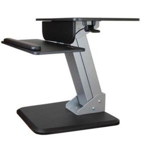 StarTech.com Height Adjustable Standing Desk Converter - Sit Stand Desk with One-finger Adjustment - Ergonomic Desk