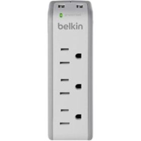 Belkin 3-Outlet Mini Surge Protector with USB Ports (2.1 AMP)