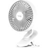 myGEKOgear by Adesso Cyclone Clip LED Fan, 6 Hours of Quiet Breeze, 360 Rotation