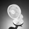 myGEKOgear by Adesso Cyclone Clip LED Fan, 6 Hours of Quiet Breeze, 360 Rotation