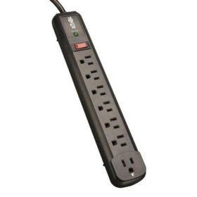 Tripp Lite Surge Protector Power Strip TL P74 RB 120V Right Angle 7 Outlet Black